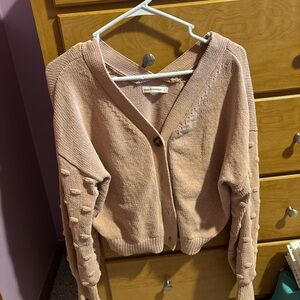 Moon & Madison Blush Cardigan Sweater